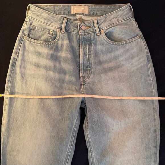 Everlane The Curvy 90’s Cheeky Straight Jean Organic Cotton Light Blue size 28 - Picture 4 of 10